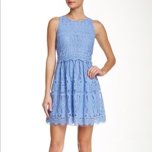 Want and Need - Blue Lace Dress
